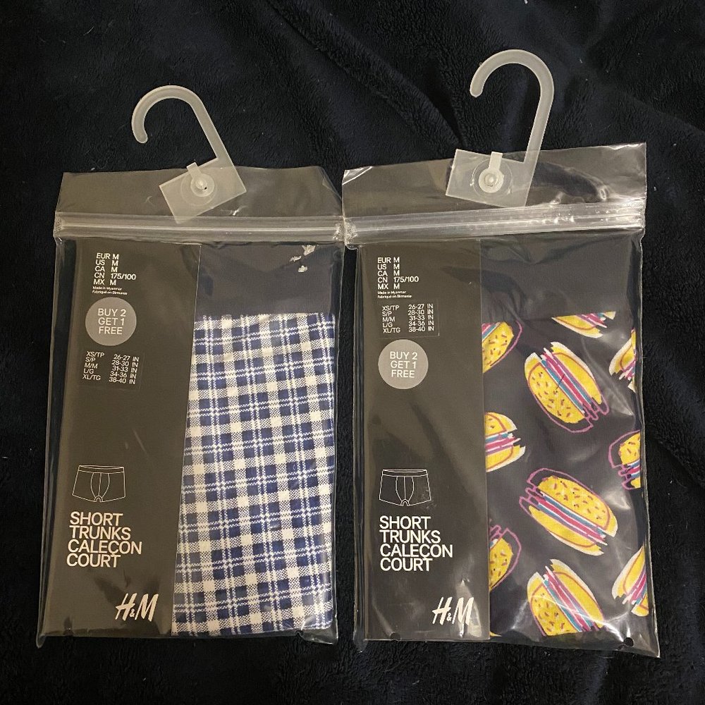 Bundle NWT Men's H&M Boxer Briefs Sz. M